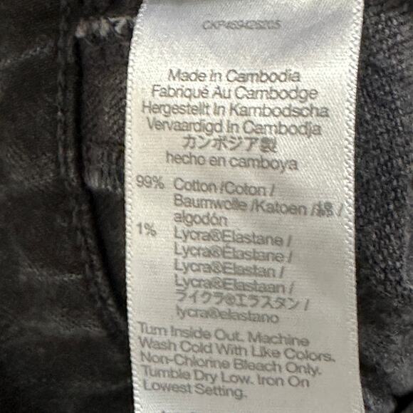 Madewell The ’90s Straight Jeans Womens 26 Black High Rise Stretch Clean Girl - Picture 9 of 9